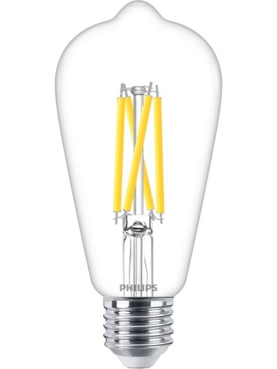 Philips LED-lyspære LED classic 60W ST64 E27 CL WGD90 SRT4 E27