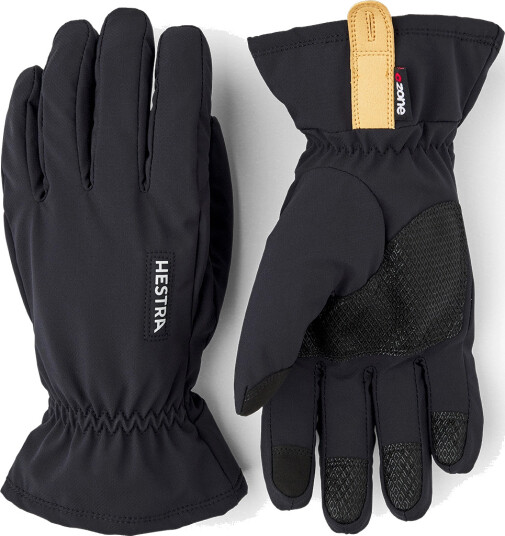 Hestra Czone Contact Pick Up - 5 Finger Black 6