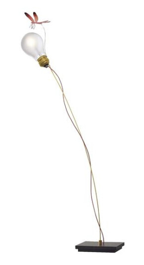 Ingo Maurer I Ricchi Poveri Bzzzz Bordlampe Rød Ingo Maurer I Ricchi Poveri Bzzzz Bordlampe Rød