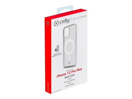 Celly Gelskinmag - Baksidedeksel For Mobiltelefon - Polykarbonat, Termoplast-Polyuretan (Tpu) - Gjennomsiktig - For Apple Iphone 12 Pro Max Celly Gelskinmag - Baksidedeksel For Mobiltelefon - Polykarbonat, Termoplast-Polyuretan (Tpu) - Gjennomsiktig - For Apple Iphone 12 Pro Max