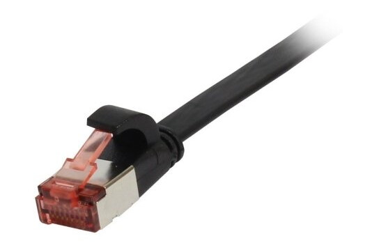 Patchkabel Rj45 Cat6 250Mhz 5M Svart Ftpuftp Tpesuperflex Flat Synergy 21