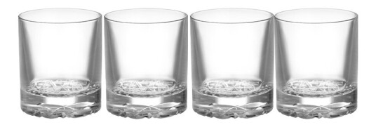 Orrefors Carat old fashioned glass 21 cl 4 stk klar