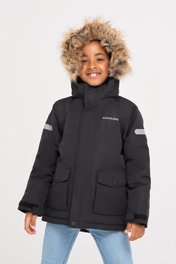 Nordbjørn Avalanche Vinterjakke Solid Black 110 Nordbjørn Avalanche Vinterjakke Solid Black 110