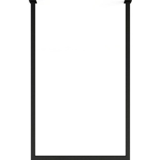 Metallbude Tensi håndkleholder 50 cm sort