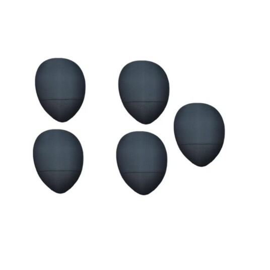 INF Finger Puff mini sminkesvamper 5-pakning Sort INF Finger Puff mini sminkesvamper 5-pakning Sort