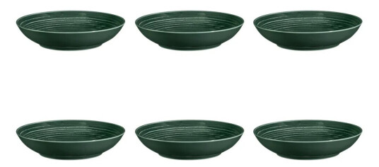 Seltmann Weiden Terra dyp tallerken Ø 21,2 cm 6-pakning Moss Green