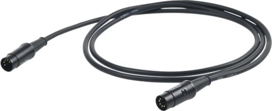 Proel Midi-Kabel 3 M Svart Proel Midi-Kabel 3 M Svart
