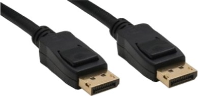 Inline 17110P 10 M Displayport Displayport Svart Gull Hankjønn/Hankjønn