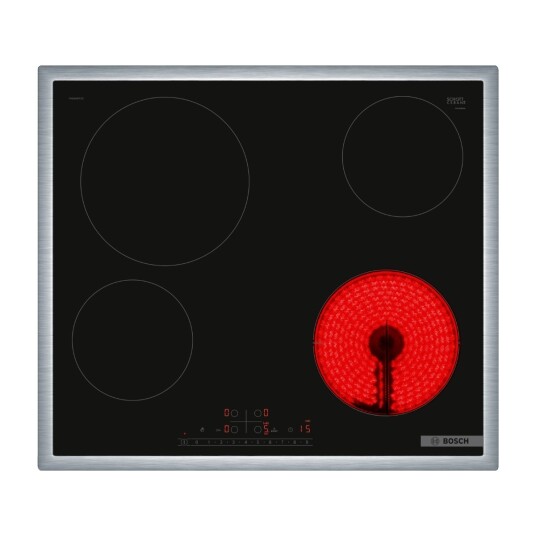 Bosch PKE645FP2E 60 cm Keramisk Platetopp med Touch Kontroll Bosch PKE645FP2E 60 cm Keramisk Platetopp med Touch Kontroll
