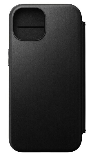 Nomad Iphone 15 Etui Modern Leather Folio Svart