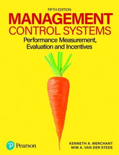Management Control Systems Av Kenneth Merchant, Wim Van Der Stede