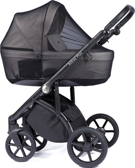 Nordbaby Universal Insektnett For Barnevogn, Sort