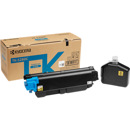 Kyocera TK-5280 C lasertoner - 1T02TWCNL0 Original - Cyan 11000 sider