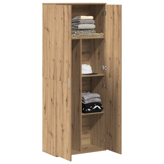 Highboard artisan eik 70 x 35 x 180 cm Konstruert tre