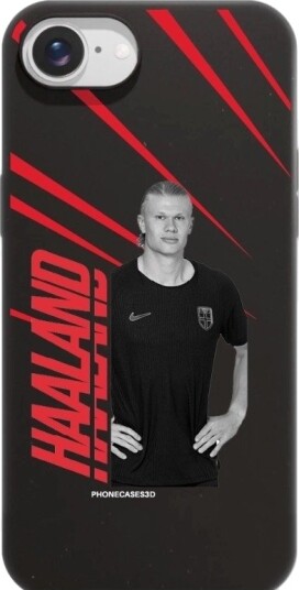 Phonecases3D iPhone 17e/16e Norges Fotballforbund Haaland Compostable Case Svart NFF165-IP16E