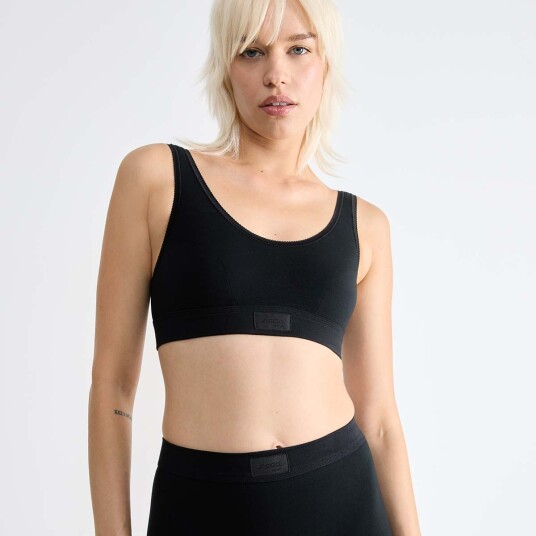 Sloggi - BH-topp Sloggi Double Comfort T Top - Svart Sloggi - BH-topp Sloggi Double Comfort T Top - Svart