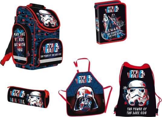Star Wars Skolesekk 5 Deler School Bag 651083