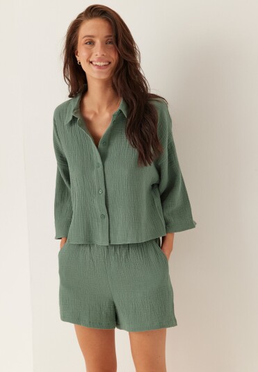 Vero Moda Vmnatali Crop Shirt