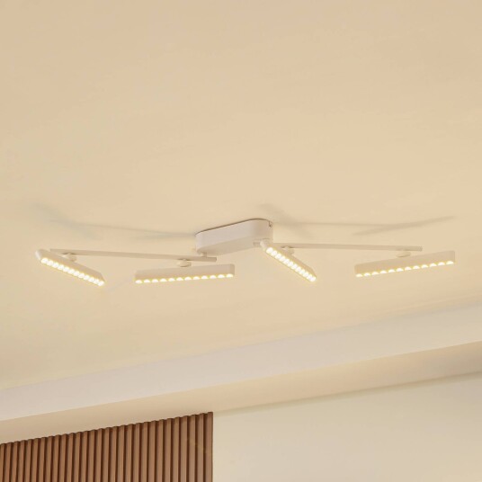 Lindby LED-spotlight Eldrin hvit 4 lyskilder lyspunkter