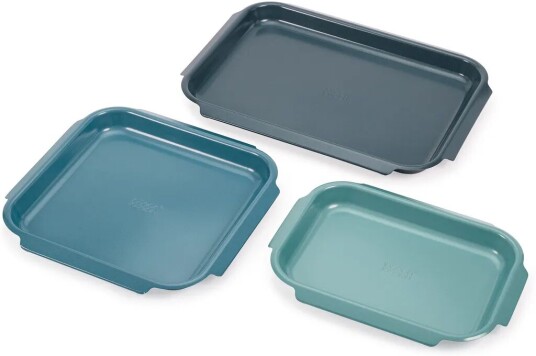 Joseph Joseph Nest Bake bakeform 3 deler Blå Joseph Joseph Nest Bake bakeform 3 deler Blå