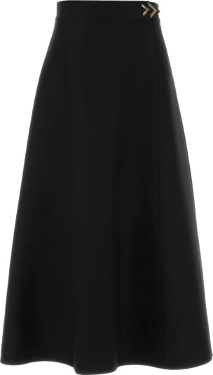 Valentino Dame Skjørt Svart S, Valentino Dame Skjørt Svart S,