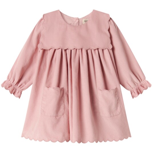 MarMar Fine Cord Soft Berry Dulle Kjole 6 mdr/68