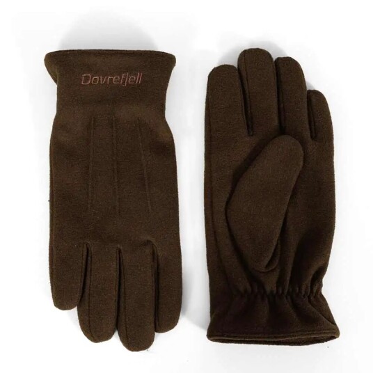Dovrefjell Ullhanske green/brown melange Str. M Dovrefjell Ullhanske green/brown melange Str. M