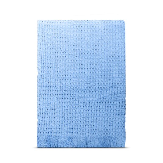 Rug Solid Stockholm bomullspledd 130 x 180 cm Millenium blue