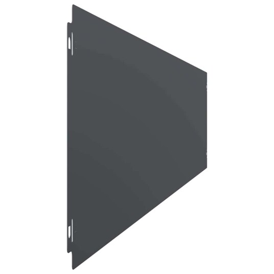 vidaXL Plenkanter 30 stk antrasitt 20x103 cm kaldvalset stål