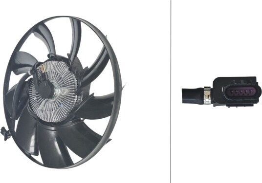 HELLA 8MV 366 438-581 Kjølevifte