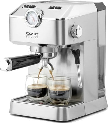 Caso Gourmet Espressomaskin CS1820 i Rustfritt Stål Caso Gourmet Espressomaskin CS1820 i Rustfritt Stål