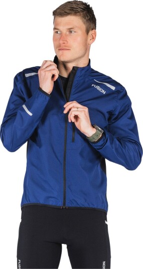 FUSION S1 Løpejakke Herre Navy M FUSION S1 Løpejakke Herre Navy M