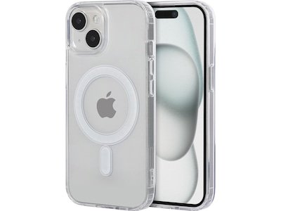 iiglo iPhone 15 Magnetic Silikondeksel (gjennomsiktig)