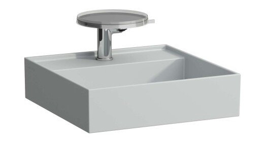 Kartell Laufen servant, 46x46 cm, matt grå Kartell Laufen servant, 46x46 cm, matt grå