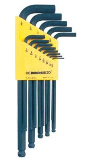 Bondhus unbrakonøkkelsett 1/16-1/4" m/kule