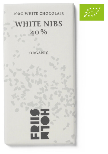 Friis-Holm Chokolade White Nibs 40 %