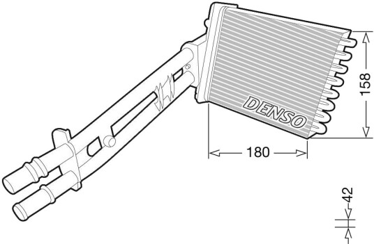 DENSO DRR09043 Varmeapparat register DENSO DRR09043 Varmeapparat register