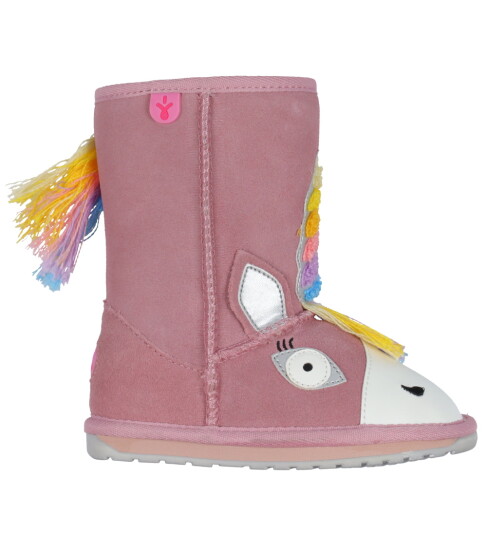 EMU Australia Teddyboots Magical Unicorn Pale Pink EMU Australia 28 Teddyboots Rosa