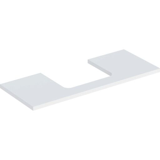 Geberit One benkeplate 119x47,3 cm matt hvit