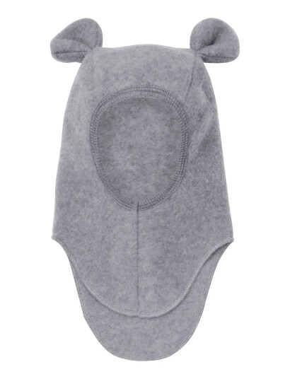 Huttelihut Balaclava Ears Wool Fleece Grey 0 12M Huttelihut Balaclava Ears Wool Fleece Grey 0 12M