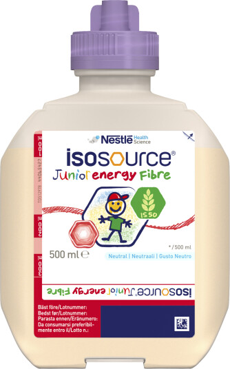 Isosource Junior Energi Fiber sondenæring 12x500 ml