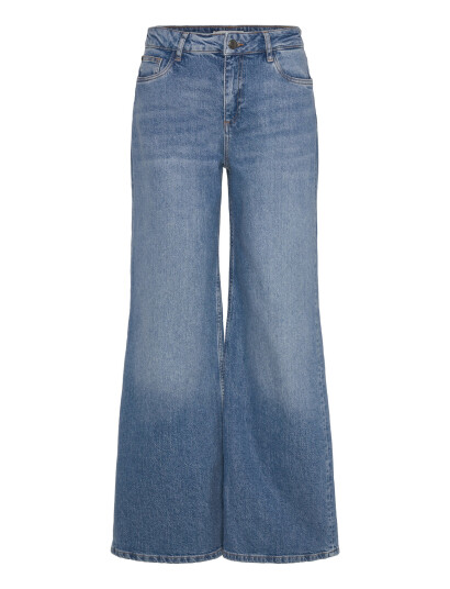 Pulz Jeans Pzmelrose Uhw Jeans Wide Leg - Blue - 26 x 32