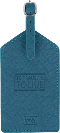 Legami Bagasjemerke Petrol "Travel Is To Live"
