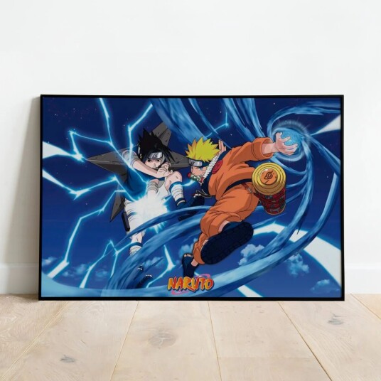 Naruto Plakat Naruto vs Sasuke - 91,5 x 61 cm