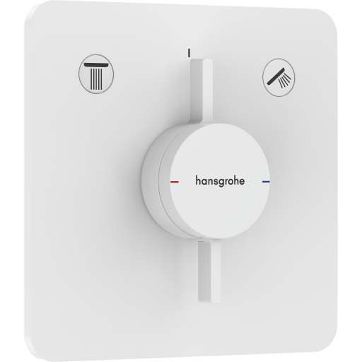 Hansgrohe DuoTurn Q dusjbatteri, hvit Hansgrohe DuoTurn Q dusjbatteri, hvit