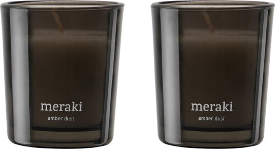 Meraki Scented Candle Amber Dust 2 x 60 g