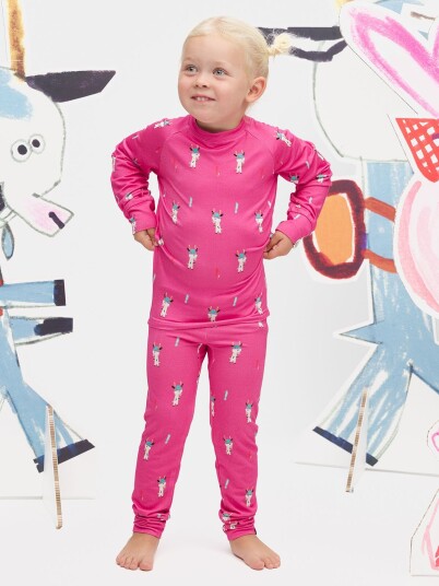 Gullkorn Bukkene Sett Rosa 86/92