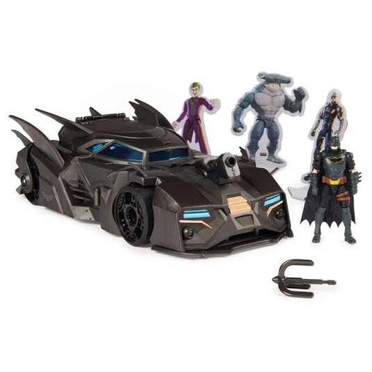Dc Comics Batman Lekebil Og Figur 10cm Crusader Batmobile