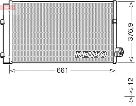 Kondensator DENSO DCN05106 Kondensator DENSO DCN05106