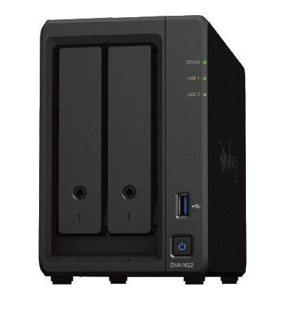 Synology DVA1622 2-Bay Deep Learning NVR 16 Kanaler for Sikkerhetsovervåking Synology DVA1622 2-Bay Deep Learning NVR 16 Kanaler for Sikkerhetsovervåking